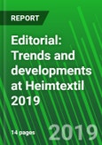 Editorial: Trends and developments at Heimtextil 2019- Product Image
