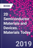 2D Semiconductor Materials and Devices. Materials Today- Product Image