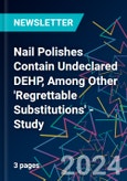Nail Polishes Contain Undeclared DEHP, Among Other 'Regrettable Substitutions' - Study- Product Image