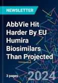 AbbVie Hit Harder By EU Humira Biosimilars Than Projected- Product Image