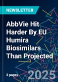 AbbVie Hit Harder By EU Humira Biosimilars Than Projected- Product Image