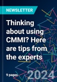 Thinking about using CMMI? Here are tips from the experts- Product Image