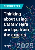 Thinking about using CMMI? Here are tips from the experts- Product Image