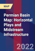 Permian Basin Map: Horizontal Plays and Midstream Infrastructure- Product Image