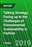 Talking Strategy: Facing up to the Challenges of Environmental Sustainability in Fashion- Product Image