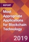 Most Appropriate Applications for Blockchain Technology - Product Thumbnail Image