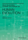 Wiley-Blackwell Student Dictionary of Human Evolution- Product Image