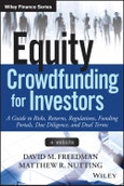 Equity Crowdfunding for Investors. A Guide to Risks, Returns, Regulations, Funding Portals, Due Diligence, and Deal Terms. Wiley Finance- Product Image