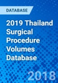 2019 Thailand Surgical Procedure Volumes Database- Product Image