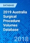 2019 Australia Surgical Procedure Volumes Database - Product Thumbnail Image