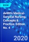 deWit's Medical-Surgical Nursing. Concepts & Practice. Edition No. 4 - Product Thumbnail Image