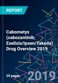 Cabometyx (cabozantinib; Exelixis/Ipsen/Takeda) Drug Overview 2019- Product Image