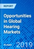 Opportunities in Global Hearing Markets- Product Image