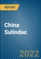 China Sulindac Monthly Export Monitoring Analysis - Product Image