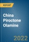 China Piroctone Olamine Monthly Export Monitoring Analysis - Product Image