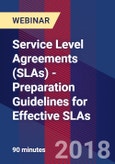 Service Level Agreements (SLAs) - Preparation Guidelines for Effective SLAs - Webinar (Recorded)- Product Image
