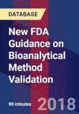 New FDA Guidance on Bioanalytical Method Validation - Webinar (Recorded)- Product Image