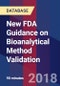 New FDA Guidance on Bioanalytical Method Validation - Webinar (Recorded) - Product Thumbnail Image