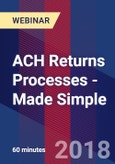 ACH Returns Processes - Made Simple - Webinar (Recorded)- Product Image