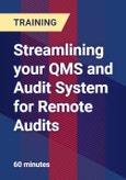 Streamlining your QMS and Audit System for Remote Audits- Product Image