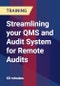 Streamlining your QMS and Audit System for Remote Audits - Product Thumbnail Image