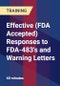 Effective (FDA Accepted) Responses to FDA-483's and Warning Letters - Webinar (Recorded) - Product Thumbnail Image