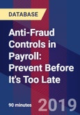 Anti-Fraud Controls in Payroll: Prevent Before It's Too Late - Webinar (Recorded)- Product Image