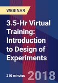 3.5-Hr Virtual Training: Introduction to Design of Experiments - Webinar (Recorded)- Product Image