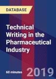 Technical Writing in the Pharmaceutical Industry - Webinar (Recorded)- Product Image