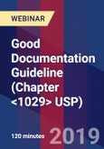 Good Documentation Guideline (Chapter <1029> USP) - Webinar- Product Image