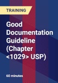 Good Documentation Guideline (Chapter <1029> USP) - Webinar (Recorded)- Product Image