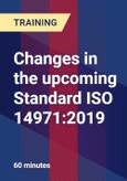 Changes in the upcoming Standard ISO 14971:2019 - Webinar (Recorded)- Product Image