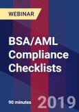 BSA/AML Compliance Checklists - Webinar (Recorded)- Product Image