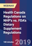 Health Canada Regulations on NHP's vs. FDA's Dietary Supplement Regulations - Webinar (Recorded)- Product Image