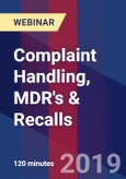 Complaint Handling, MDR's & Recalls - Webinar (Recorded)- Product Image
