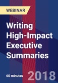 Writing High-Impact Executive Summaries - Webinar (Recorded)- Product Image
