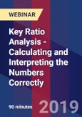 Key Ratio Analysis - Calculating and Interpreting the Numbers Correctly - Webinar (Recorded)- Product Image