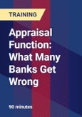 Appraisal Function: What Many Banks Get Wrong - Webinar (Recorded)- Product Image