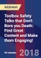 Toolbox Safety Talks that Don't Bore you Death: Find Great Content and Make them Engaging! - Webinar (Recorded) - Product Thumbnail Image