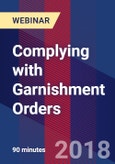 Complying with Garnishment Orders - Webinar (Recorded)- Product Image