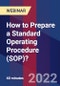 How to Prepare a Standard Operating Procedure (SOP)? - Webinar (Recorded) - Product Image