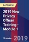 2019 New Privacy Officer Training - Module 1 - Webinar (Recorded) - Product Thumbnail Image