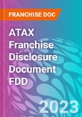 ATAX Franchise Disclosure Document FDD- Product Image