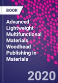 Advanced Lightweight Multifunctional Materials. Woodhead Publishing in Materials- Product Image