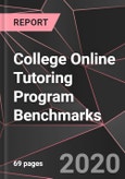 College Online Tutoring Program Benchmarks- Product Image