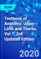 Textbook of Anatomy: Upper Limb and Thorax, Vol 1, 3rd Updated Edition - Product Image