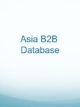 Asia B2B Database: B2B Contacts and Company Data; 17 Million Companies and 50 Million Employee Names- Product Image