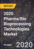 2020 Pharma/Bio Bioprocessing Technologies Market- Product Image